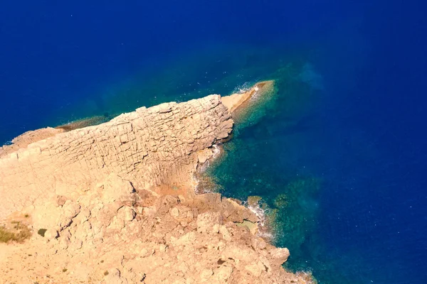 Kaap-Formentor pollensa luchtfoto zeezicht in mallorca — Stockfoto