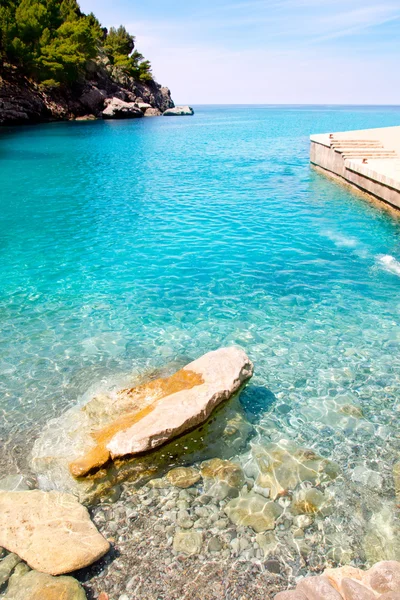 Escorca sa calobra pláže Baleárského ostrova mallorca — Stock fotografie