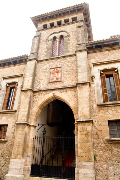 Król sanxo pałacu w valldemossa na Majorce — Zdjęcie stockowe