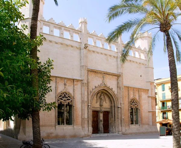 Palma de Mallorca'da La lonja anıt Mayorka den Stok Fotoğraf
