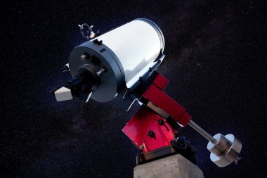 astronomik Gözlemevi teleskop yıldızlı gece