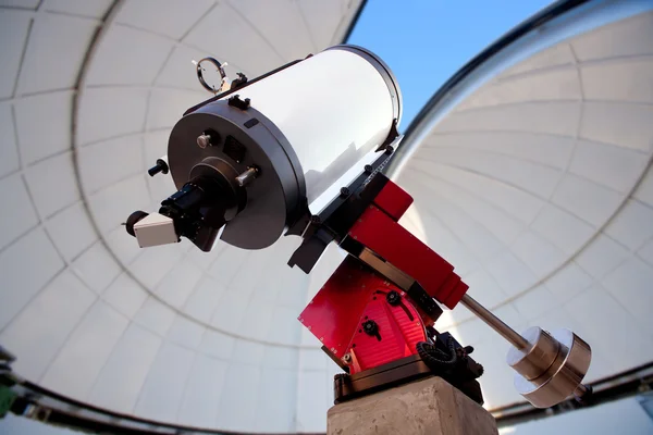 Telescópio observatório astronómico interior — Fotografia de Stock