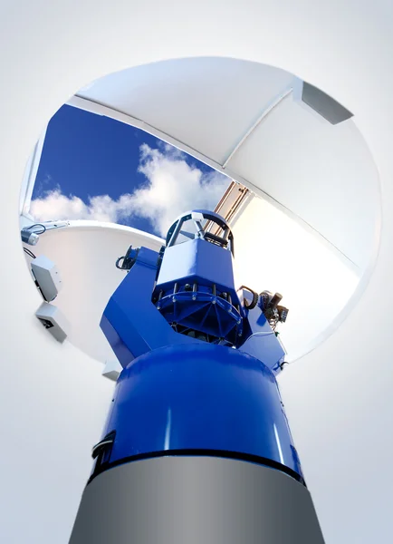 Αστεροσκοπείο τηλεσκόπιο εσωτερική — Φωτογραφία Αρχείου