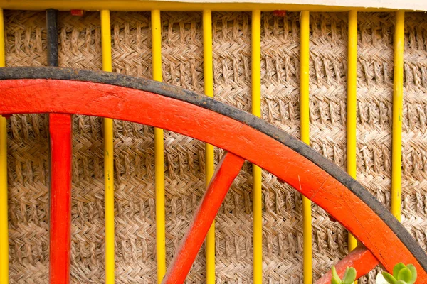 Traditional horse cart colorful detail — Stock Photo, Image