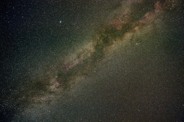 Vintergatans stjärnor i sommarnatt — Stockfoto