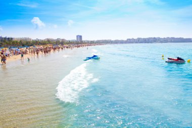 Salou beach tarragona Katalonya İspanya