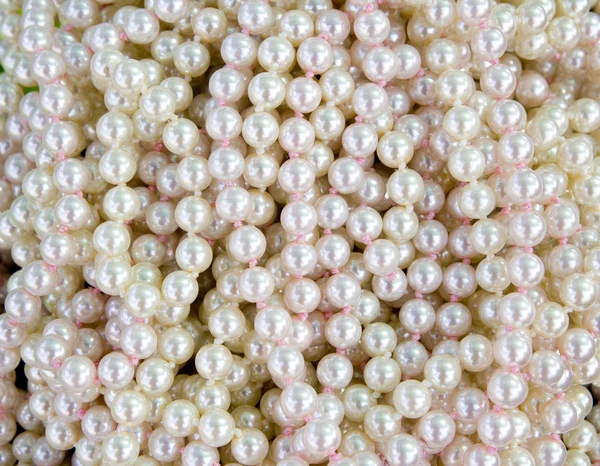 Kulki perła naszyjnik wzór tekstury — Zdjęcie stockowe