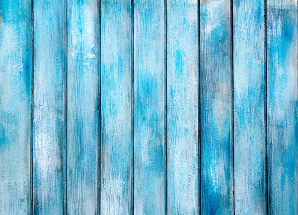 Aged blue painted grunge wood texture — Stock Photo, Image