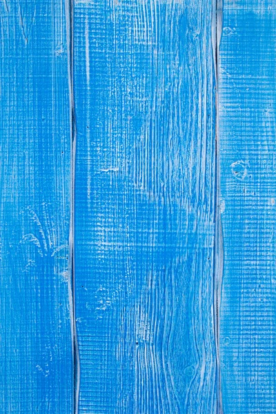 岁蓝色彩绘的 grunge 木材纹理 — 图库照片