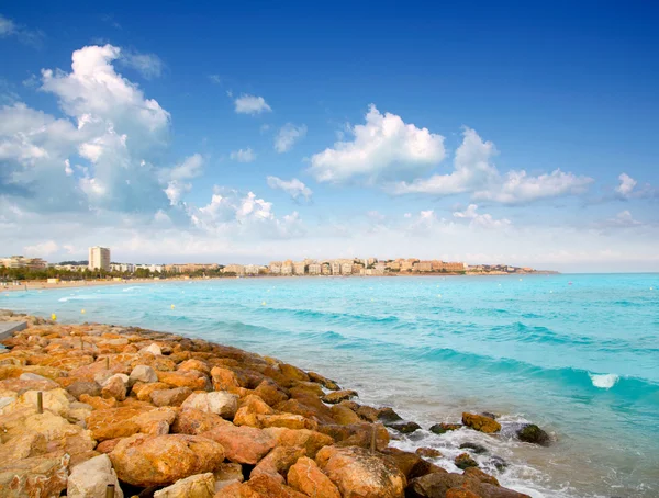 Salous strand i tarragona Katalonien Spanien — Stockfoto