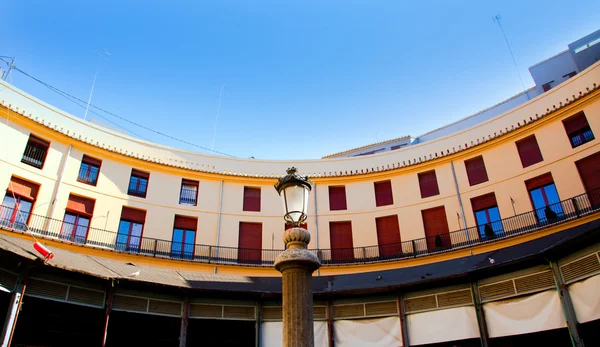 バレンシア市内中心部の広場でプラザ redonda — ストック写真