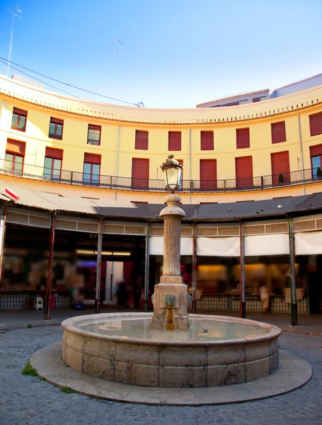 Redonda Plaza w centrum Walencji — Zdjęcie stockowe