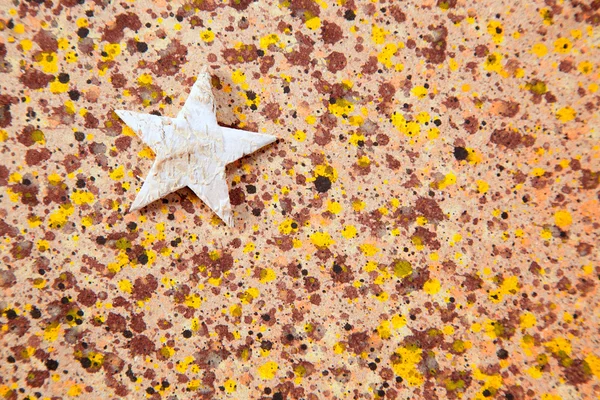 Christmas stars on recycled paper — Stock Photo, Image