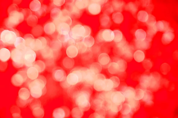 抽象的散焦的模糊红色圣诞灯 — 图库照片