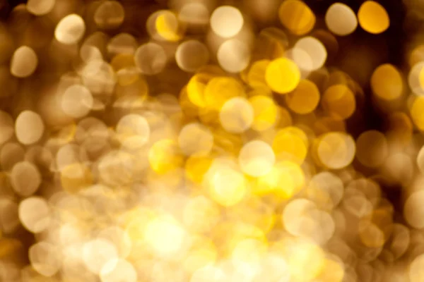 Astratto dorato luci sfocate sfondo — Foto Stock