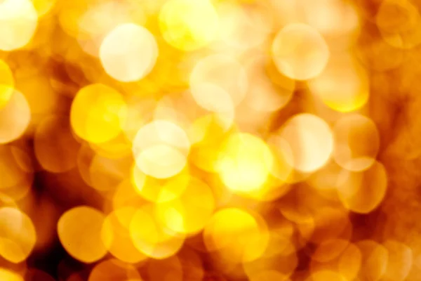 Astratto dorato luci sfocate sfondo — Foto Stock