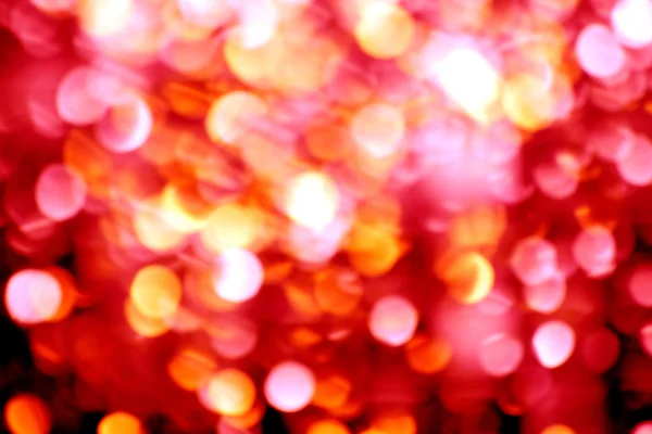 Abstrakt defocused oskärpa röda julbelysning — Stockfoto