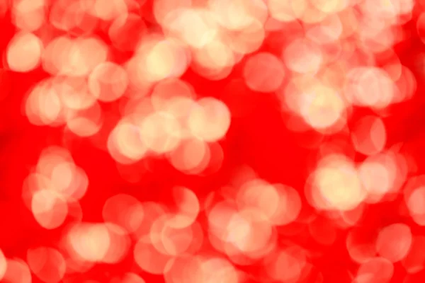 Abstrait flou rouge lumières de Noël — Photo
