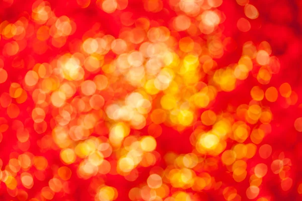Абстрактні розмиті червоні різдвяні вогні — стокове фото