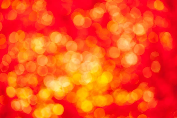 抽象的散焦的模糊红色圣诞灯 — 图库照片