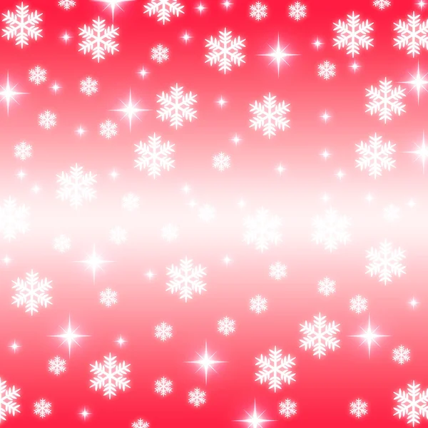 Weihnachten Schneeflocke und Sterne Illustration — Stockfoto