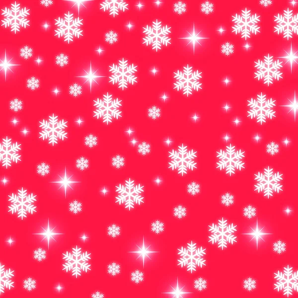 Bożego Narodzenia śnieżynka i ilość gwiazdek ilustracja — Zdjęcie stockowe