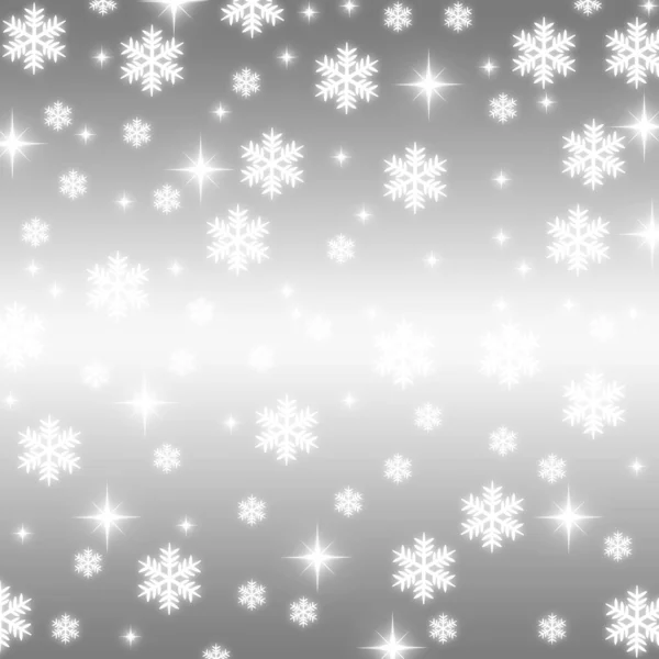 Christmas snowflake and stars illustration — Stock Photo, Image