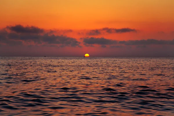 Földközi-tenger napkelte napnyugta nap — Stock Fotó