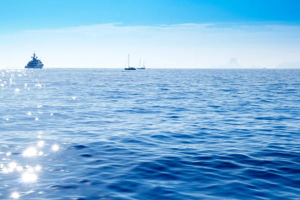 Deep blue mediterranean sea — Stock Photo, Image