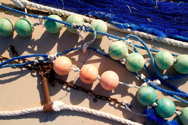 Aparejos profesionales de pesca para barcos de pesca — Foto de Stock