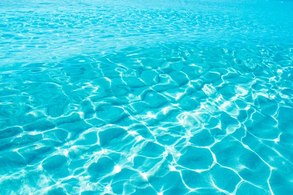 Ondulação azul turquesa Água Formentera — Fotografia de Stock