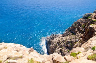 Mediterranean blue coast clipart