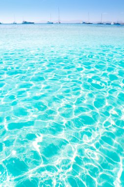 Blue turquoise ripple Formentera water clipart