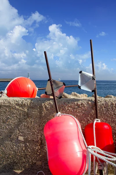 Bóia de pescador Longliner atacar Formentera — Fotografia de Stock