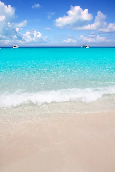Illetes Formentera Playa este turquesa tropical — Foto de Stock