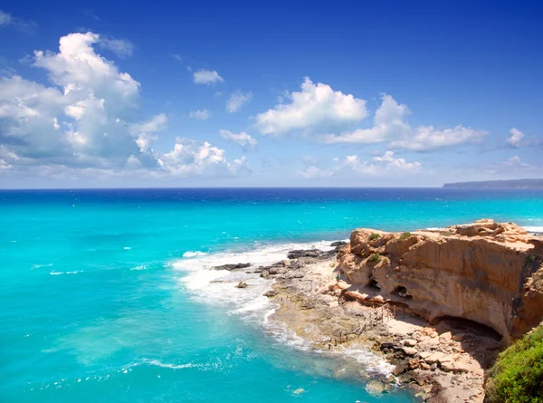 Cala en Baster en Formentera — Foto de Stock