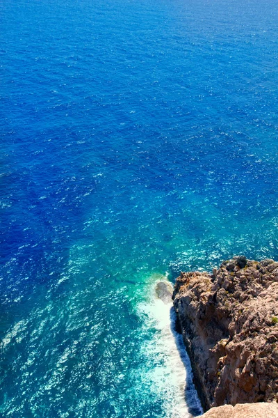 Blick auf die Mittelmeerküste — Stockfoto