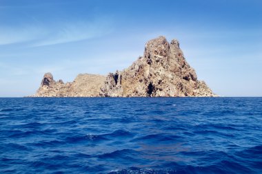 Ibiza es vedra Adası Akdeniz mavi