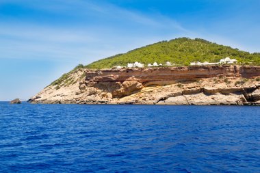 Ibiza Sa Talaia coast in Balearic islands clipart