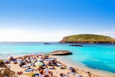 Ibiza cala Conta Conmte in San Antonio clipart