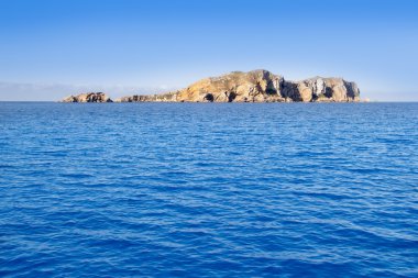 Ibiza Halfa Adası tekne görünümü