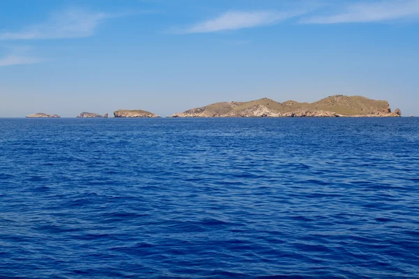 Ibiza Isla del Esparto and Bledes islands — Stock Photo, Image