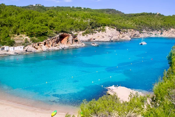 Ibiza port de san miquel san miguel pláž — Stock fotografie