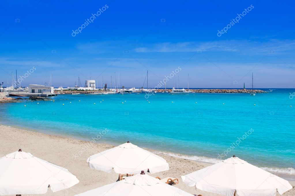 Ibiza Santa Eulalia del Rio turquoise beach