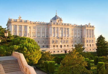 Madrid Palacio de Oriente monument clipart