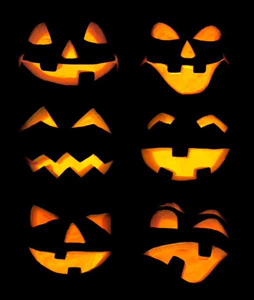 Carved Jack-o-lanterns — Stock Photo, Image