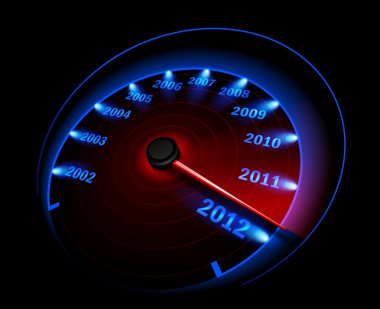 Speedometer. Vector illustration clipart