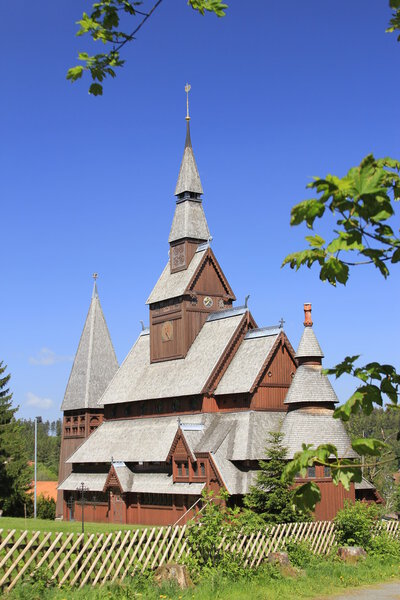 Nordic wood church