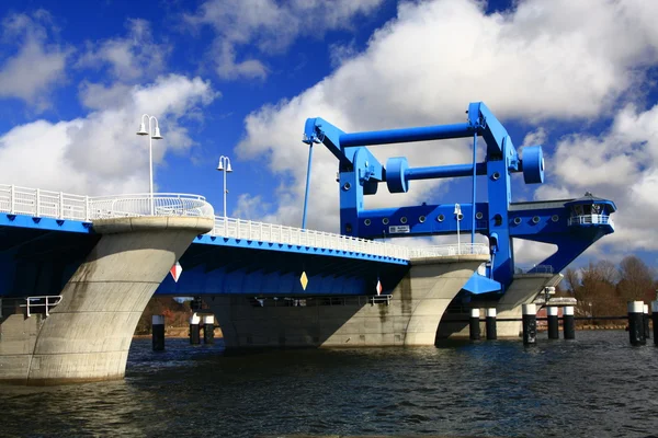 Schlagbrücke Wolgast — Stockfoto