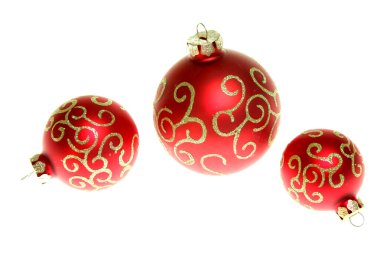 Christmas balls clipart